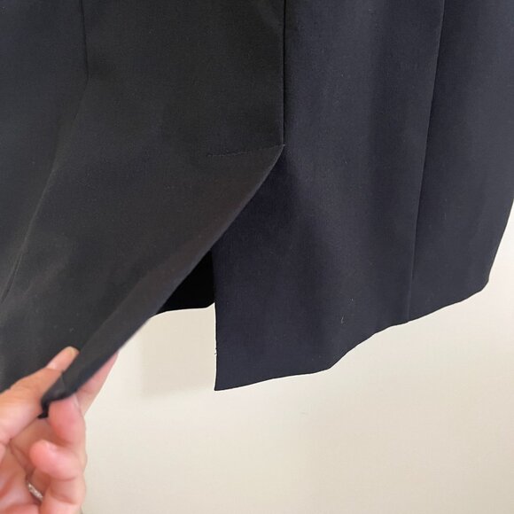 Calvin Klein Embellished Neck Dress Sz 8 Elegant Holiday Formal Retro Glam Chic - Picture 7 of 10